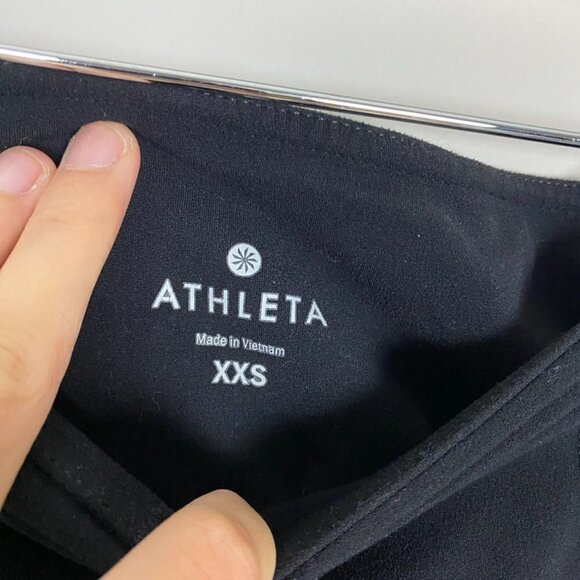 Athleta HI-RISE Intuition 7/8 Tight Leggings Mesh Womens XXS Black - Picture 7 of 13